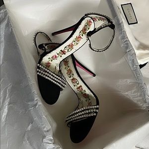 Gucci Crystal Sandals